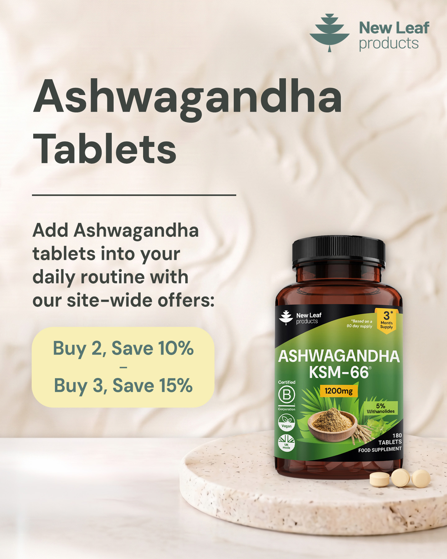 New-Leaf-Products.com Facebook ad