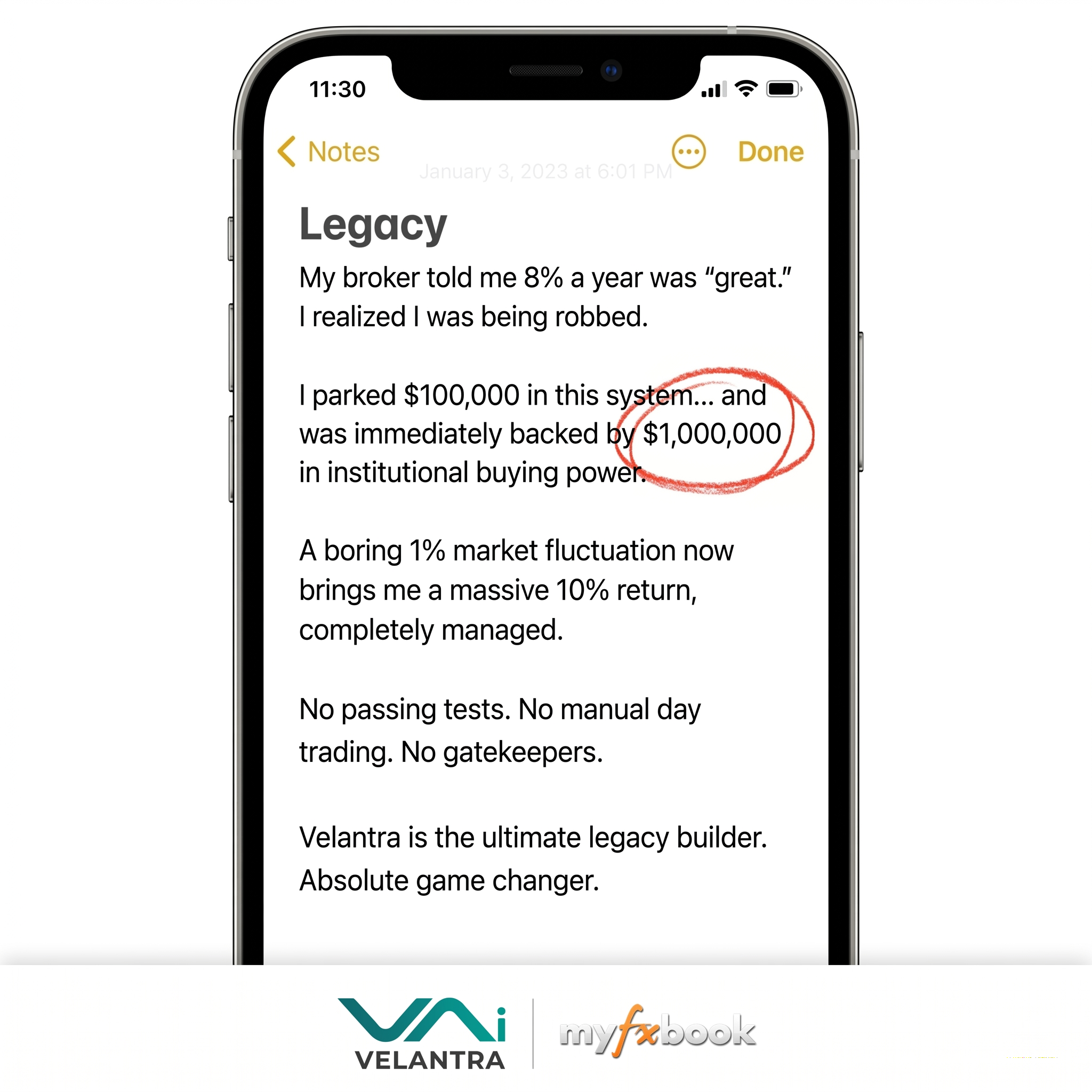 Velantra AI - 10x Leverage Facebook ad: Fully Automated Trading with 10x The Returns