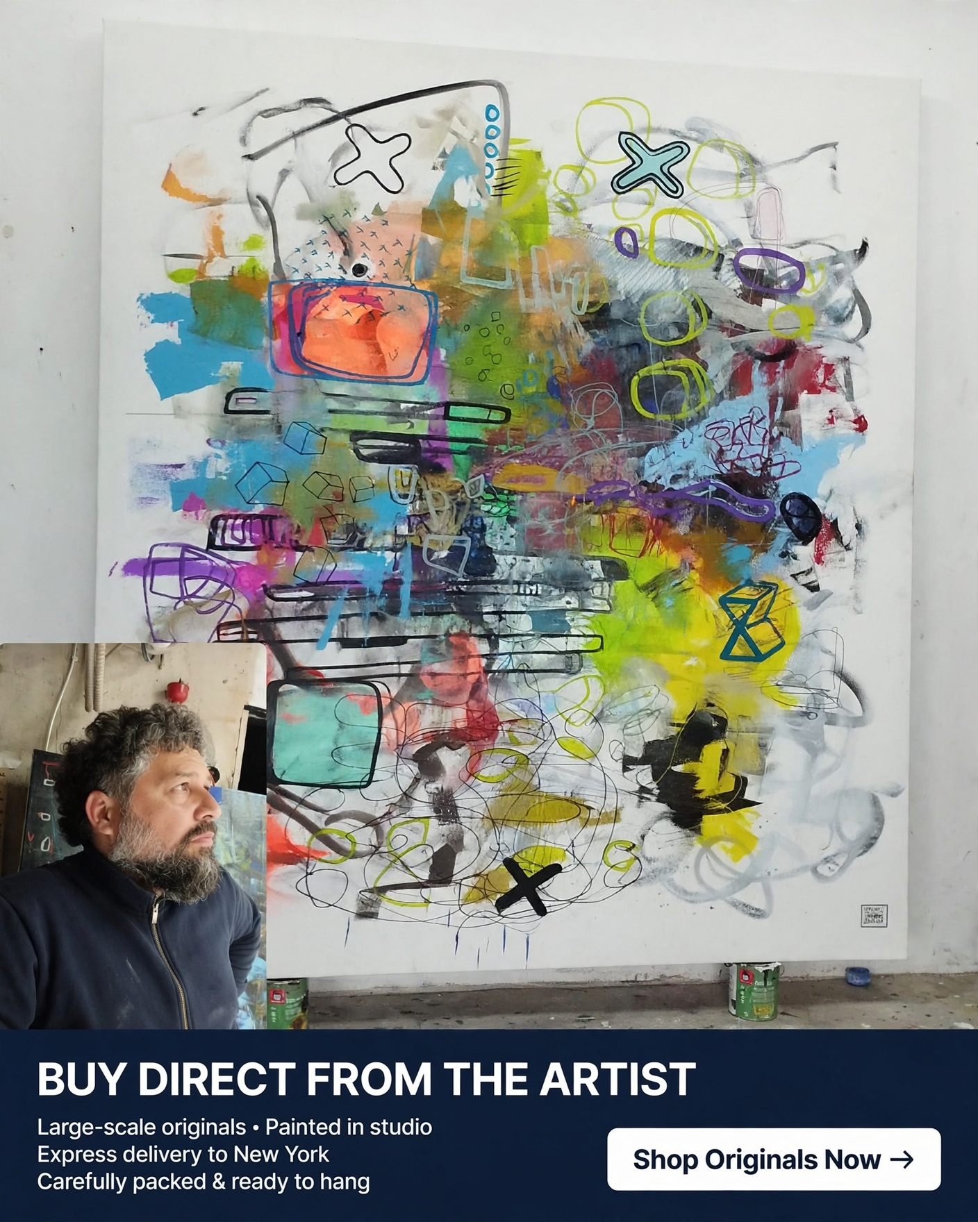 DPavlovic.Art Facebook ad: Damian Pavlovic Artworks | Saatchi Art