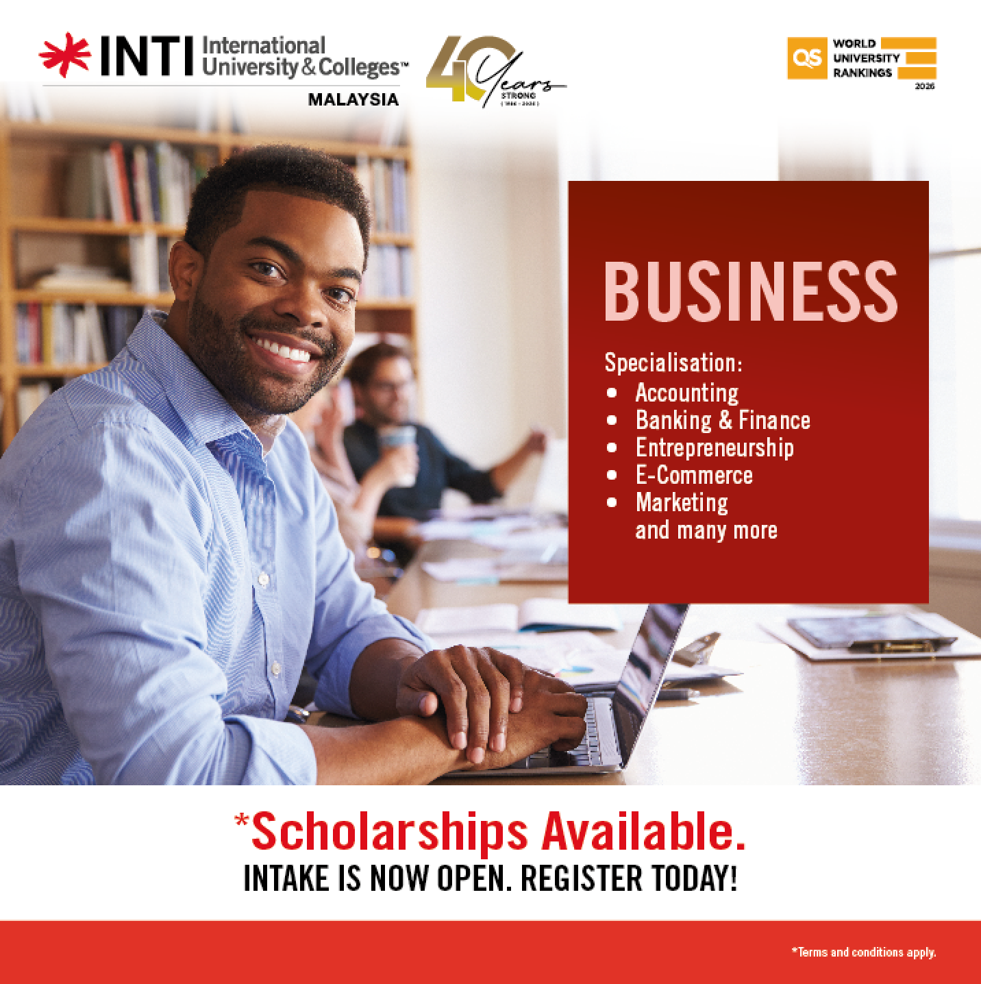 INTI International University & Colleges Facebook ad