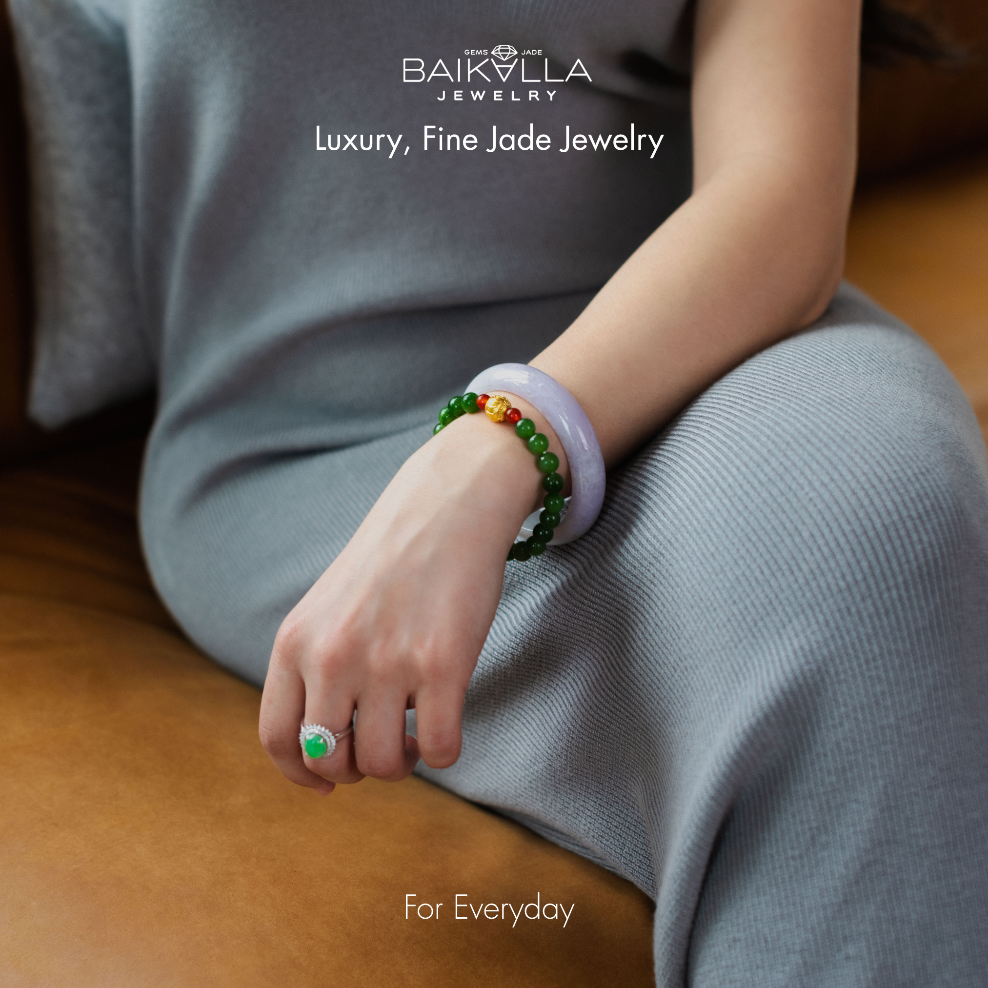 Baikalla Jewelry - Fine Jadeite Jade Jewelers Facebook ad: Discover a natural jade piece that is uniquely yours.