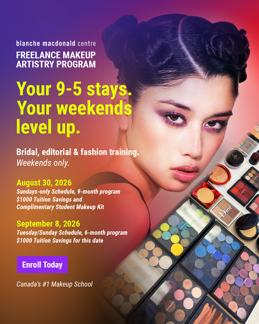 Blanche Macdonald Centre Facebook ad