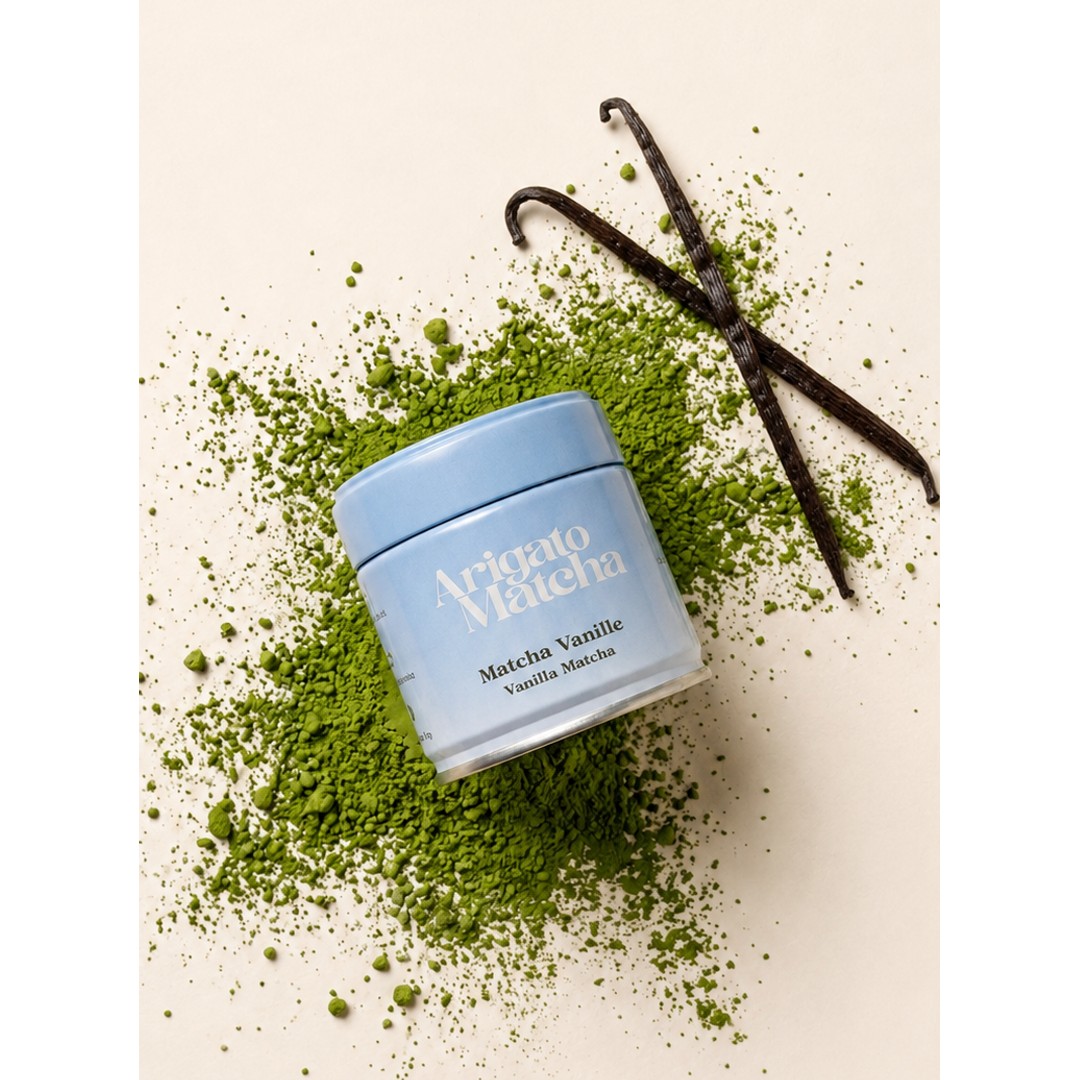 Arigato Matcha Facebook ad: Il y a des choses sur lesquelles on…