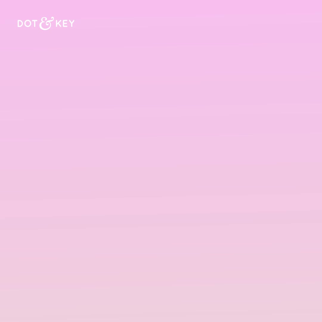Dot & Key Facebook ad: Luminous & Sun Protected Skin