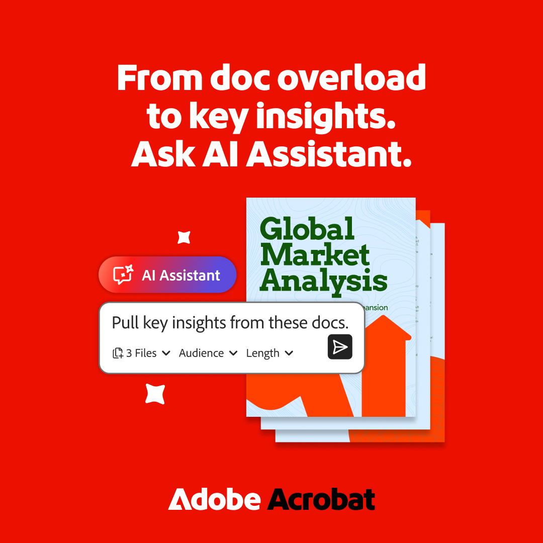 Adobe Acrobat Facebook ad