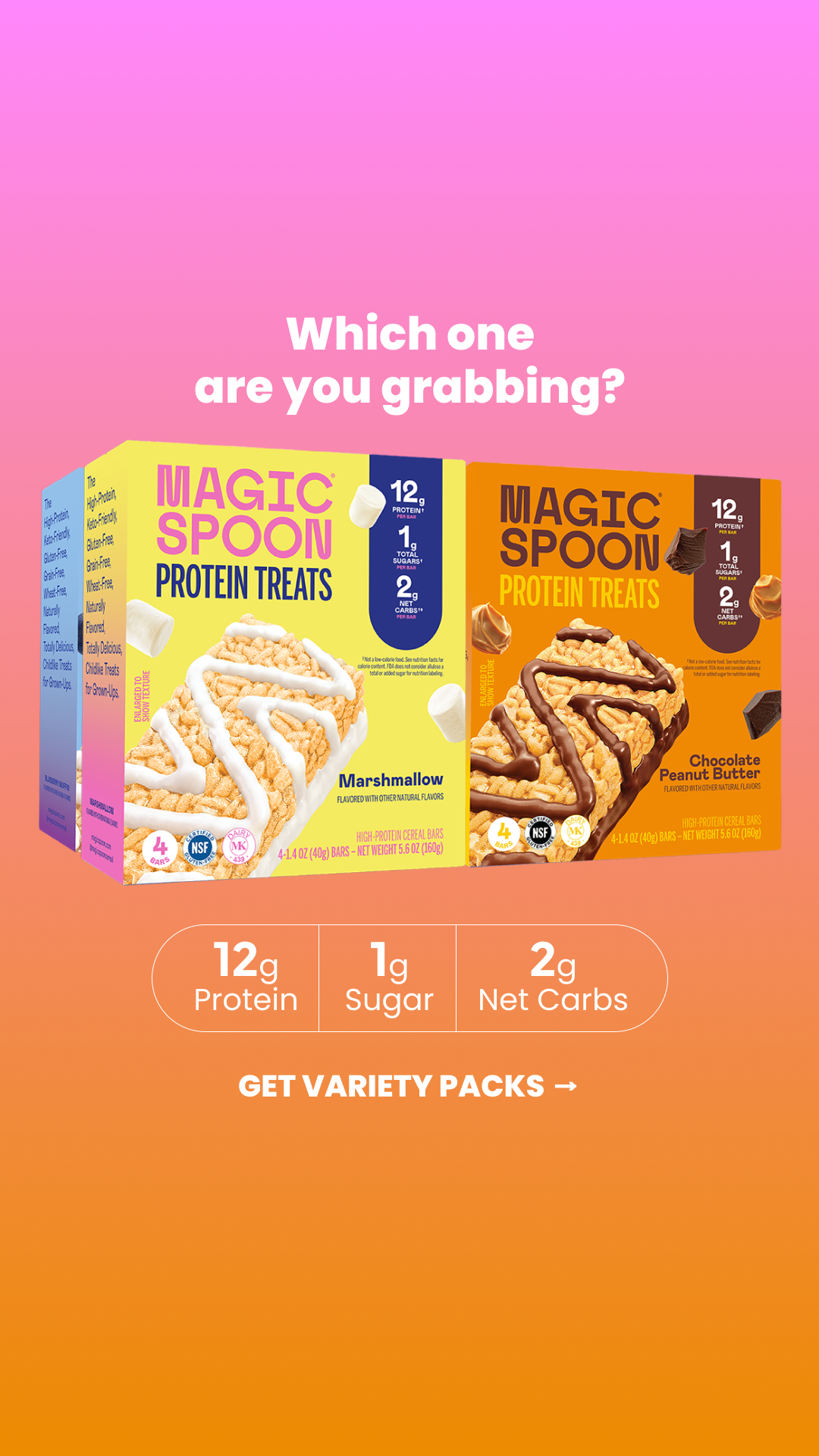 Magic Spoon Cereal Facebook ad: Which One Are You Grabbing?