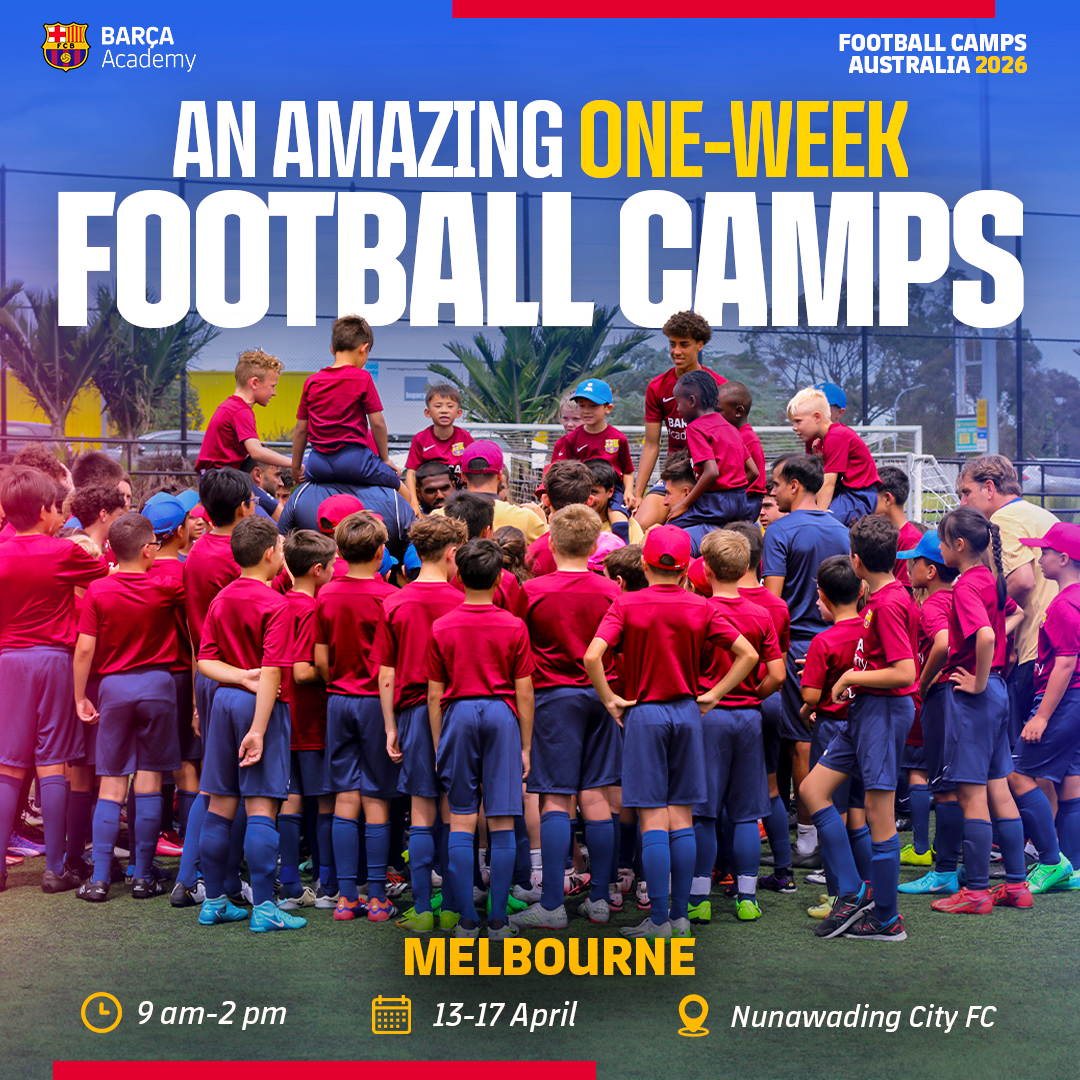 Barça Academy Australia & New Zealand Facebook ad