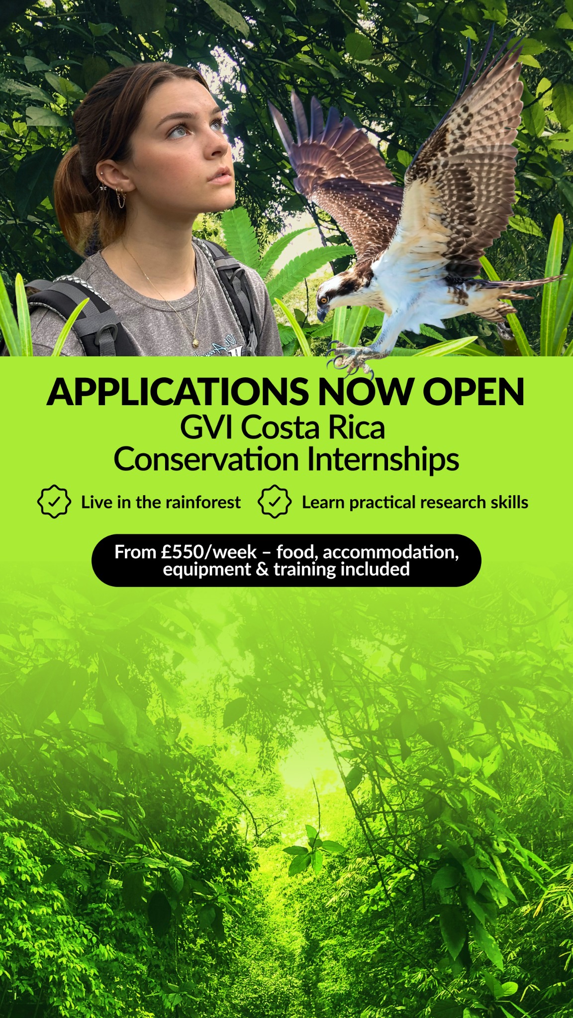 GVI - Conservation & Community Development Facebook ad