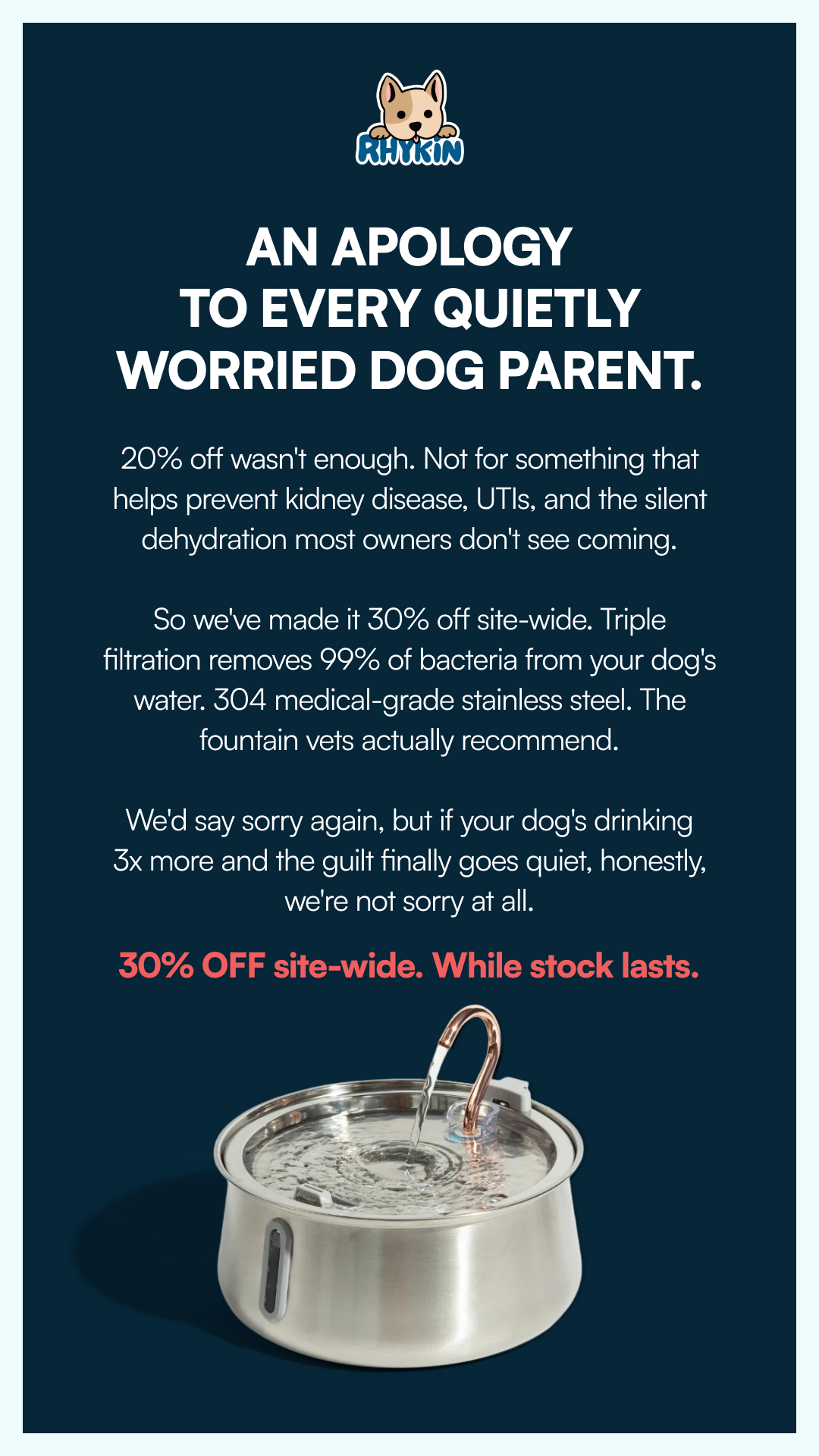 Rhykin Pet Co Facebook ad