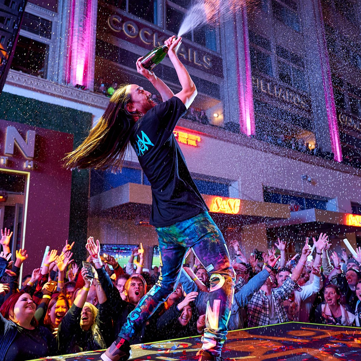 Steve Aoki Facebook ad from Jun 8, 2026