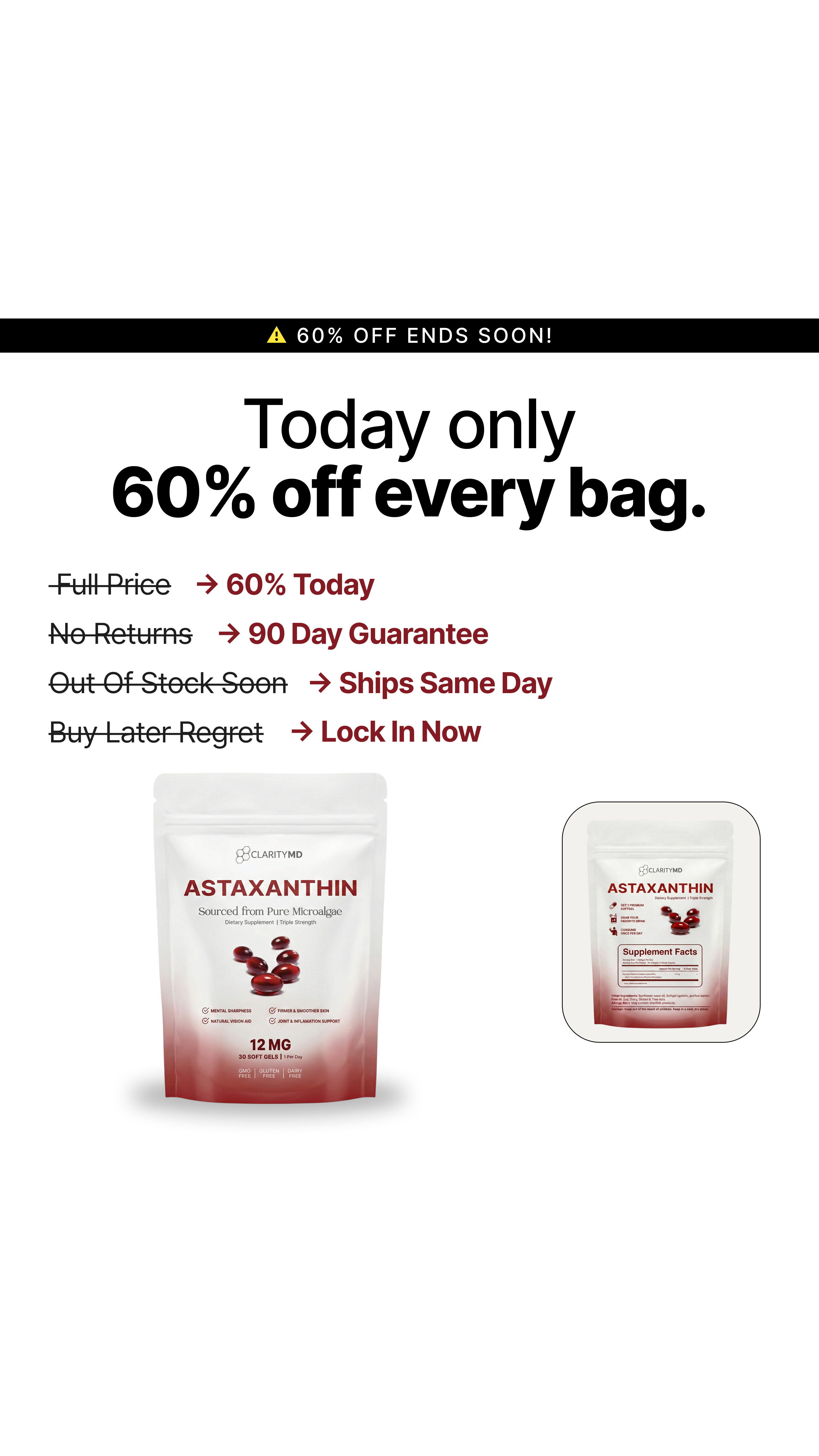 Clarity MD Facebook ad