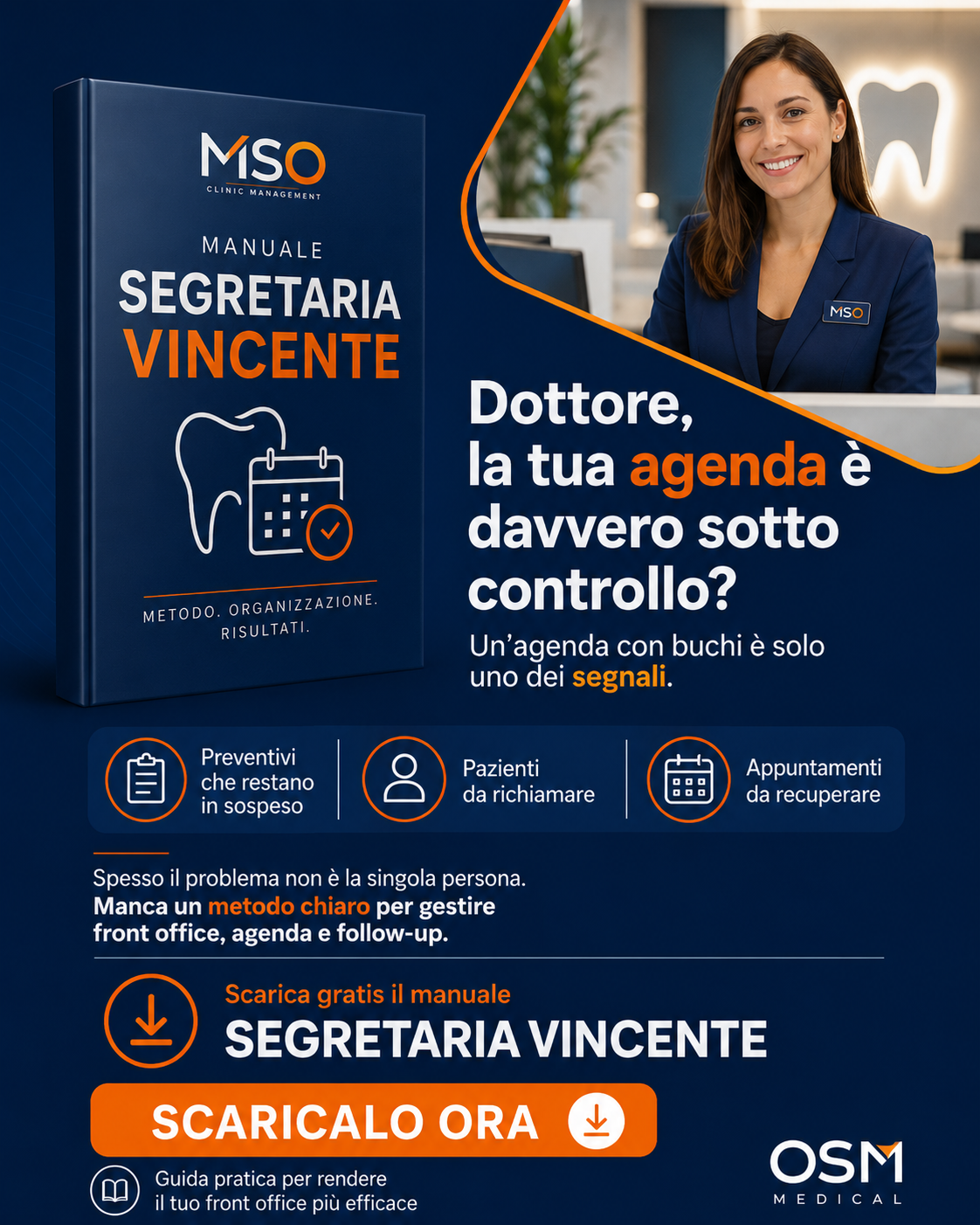 MSO Clinic Management Facebook ad: Scarica la guida gratuita