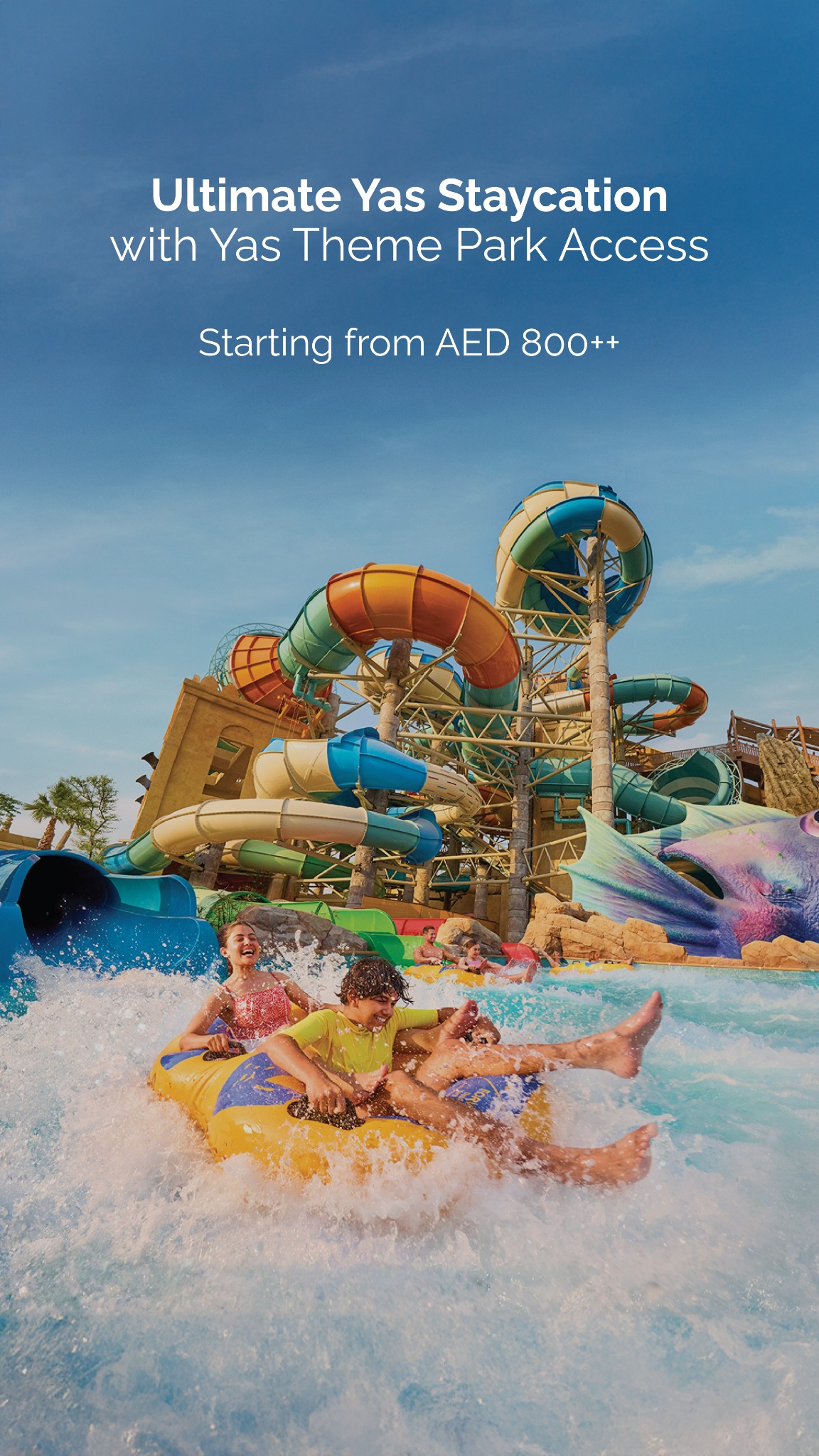 Yas Plaza Hotels Facebook ad: Gather a little closer, for the moments that…