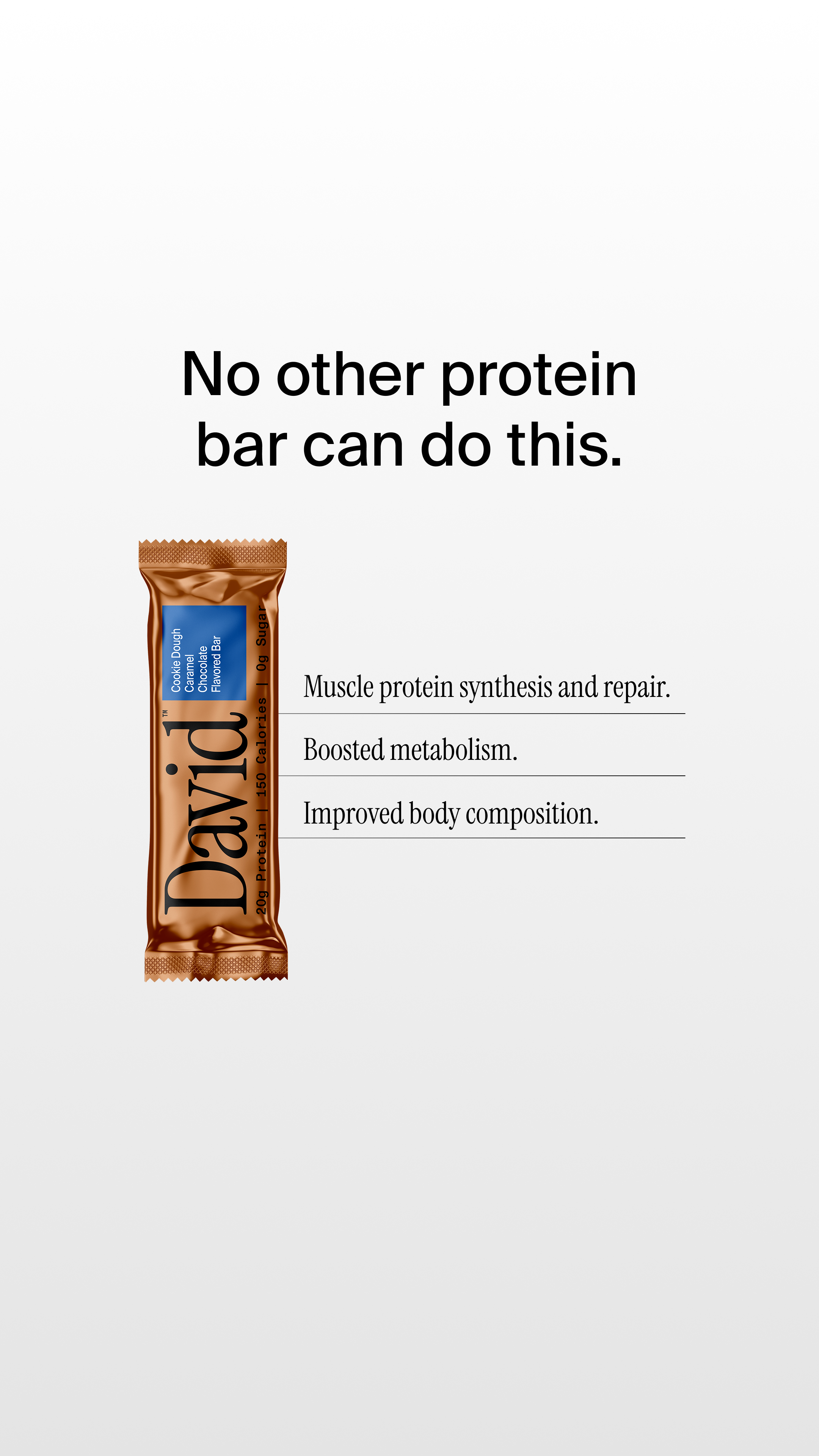 David Protein Facebook ad
