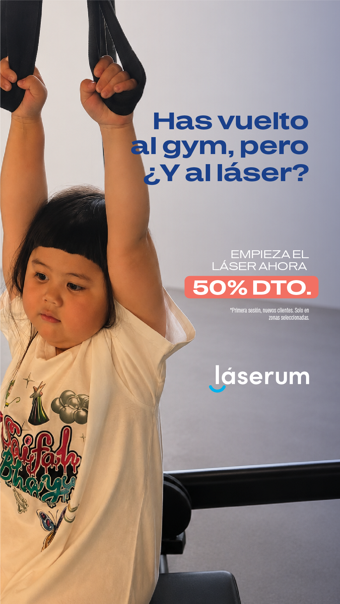 Láserum Facebook ad: Cera, cuchilla… y vuelta a empezar.