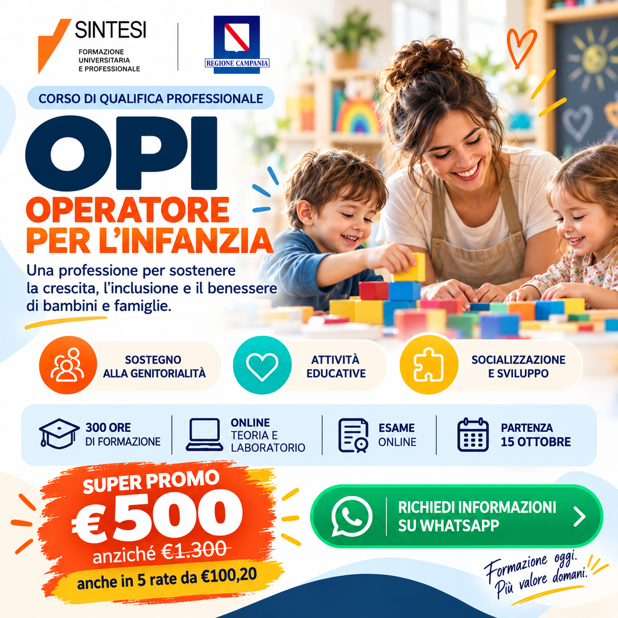Sintesi - Agorà Formazione Universitaria e Professionale Facebook ad: Regione Campania - Corso OPI