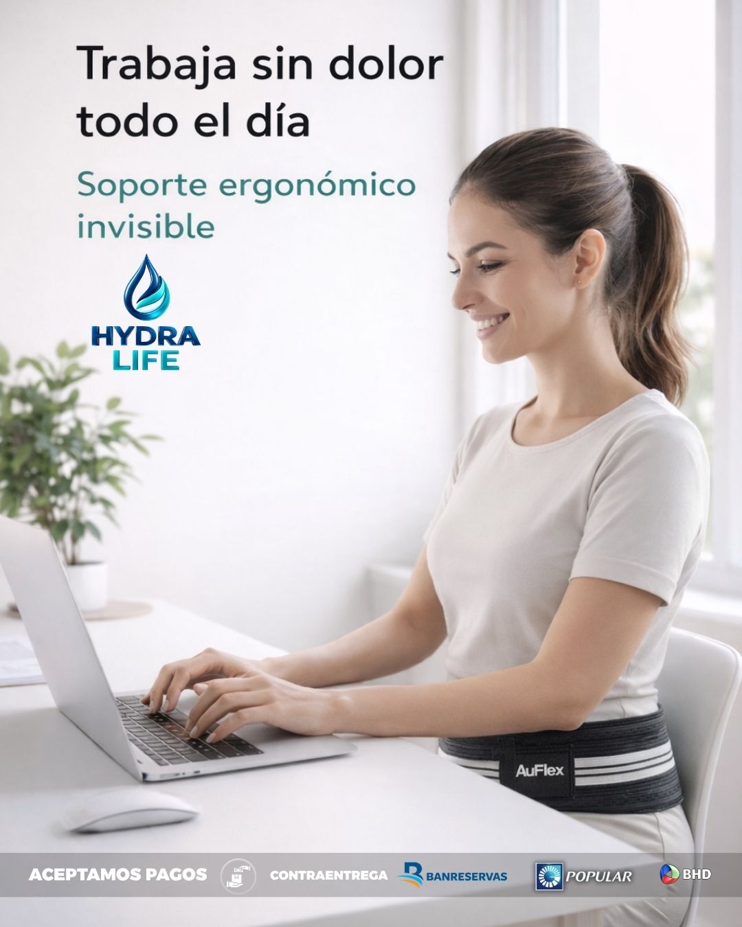 Hydra Life Facebook ad: Estabilización Pélvica Avanzada + Soporte Médico…