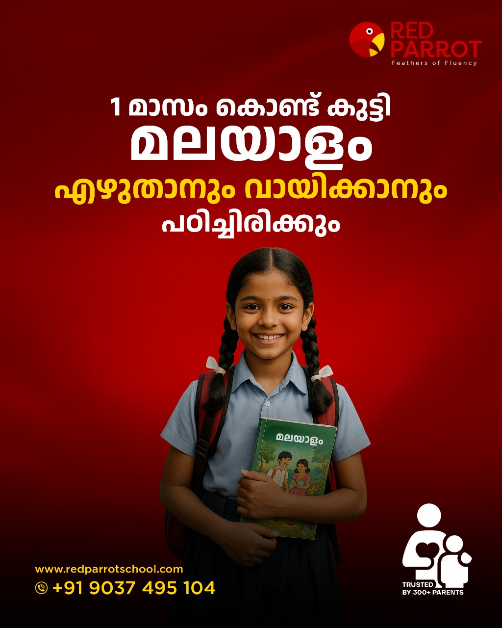 Red Parrot Language School Facebook ad: Free Consultation