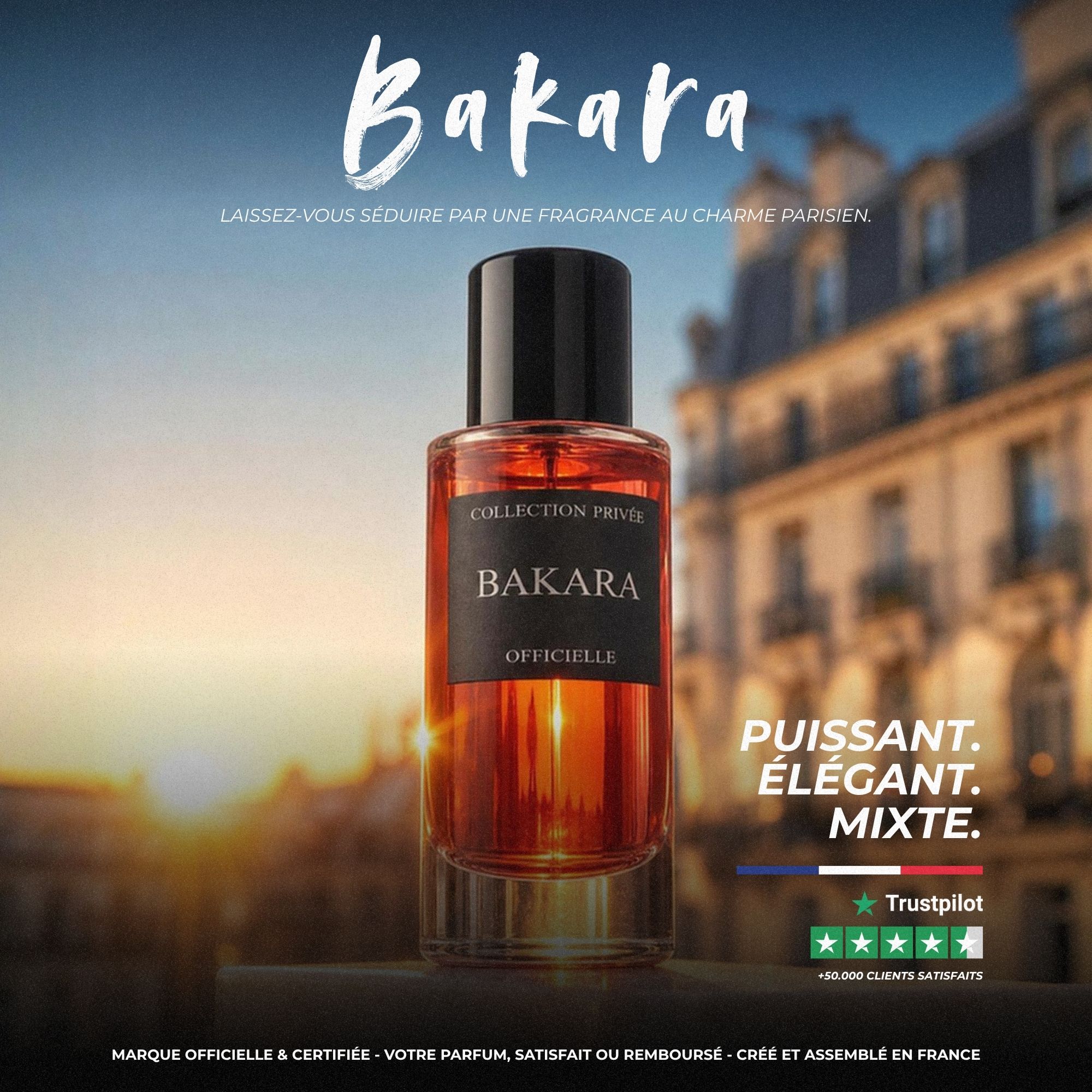 Parfums Collection Privée Facebook ad: Découvrez Bakara Intense