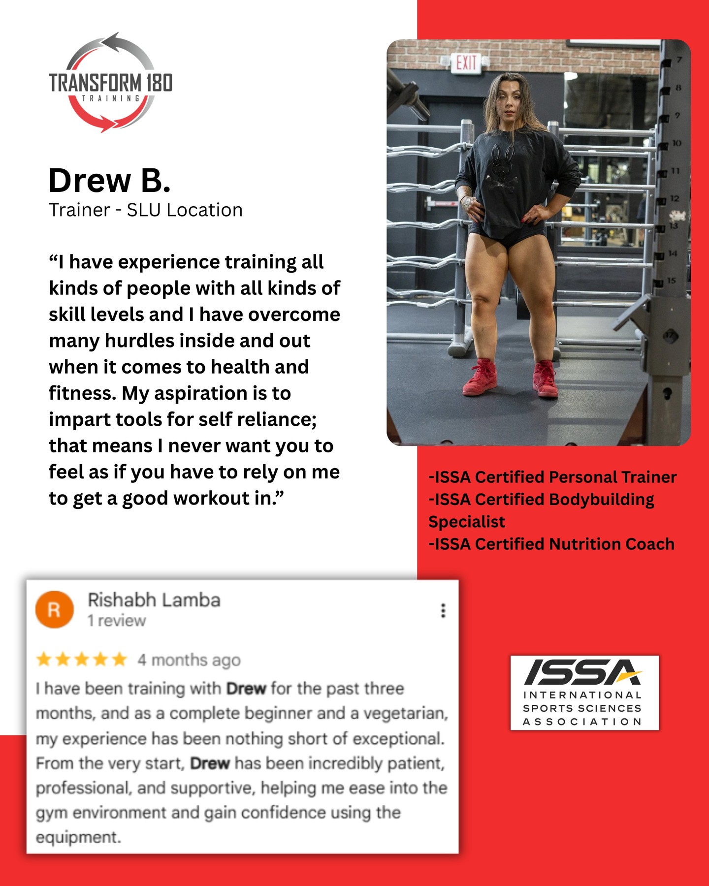Transform 180: Gym, Community, Results Facebook ad