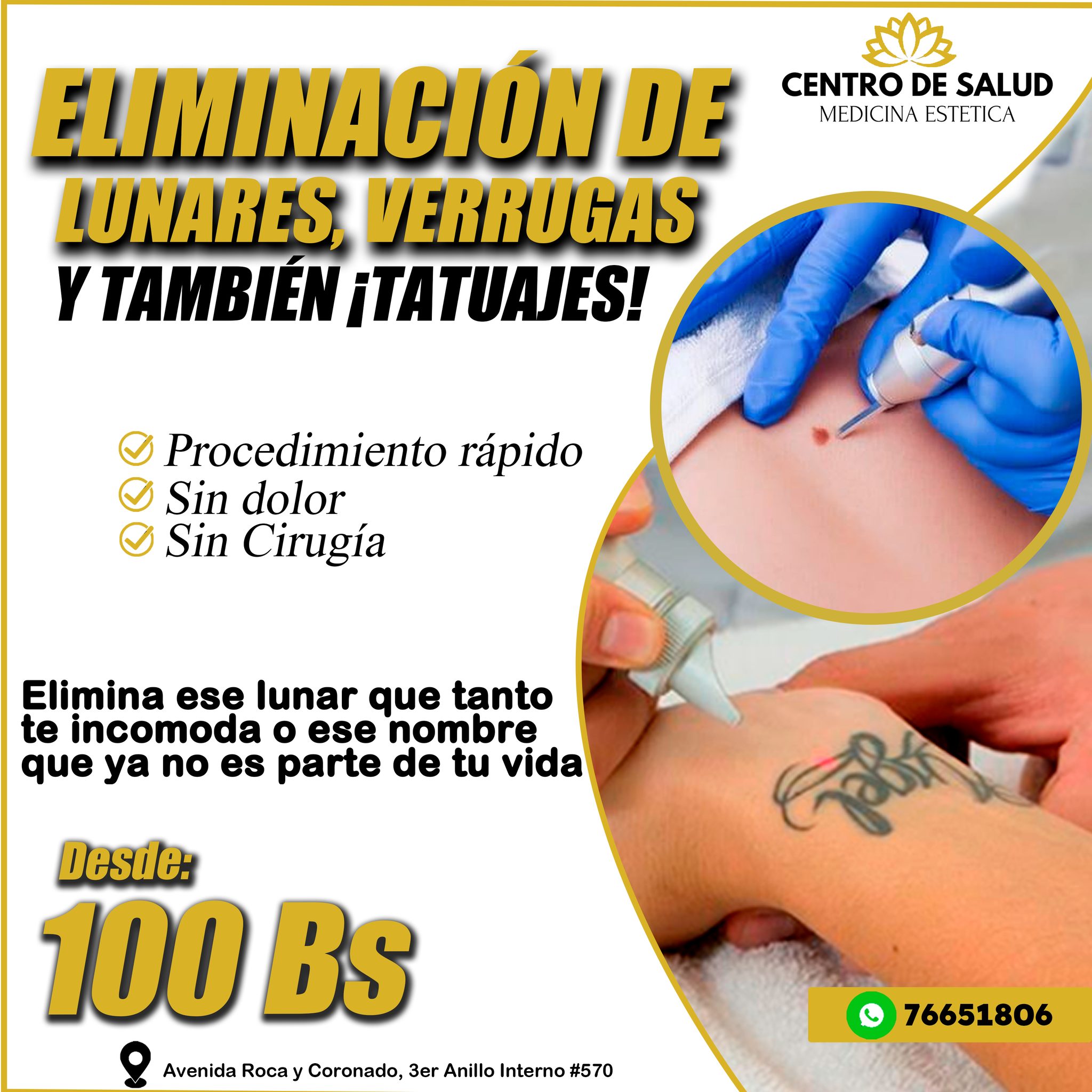 Centro De Salud Medicina Estética Facebook ad: ¿Quieres cambiar tu imagen completamente o eliminar a…