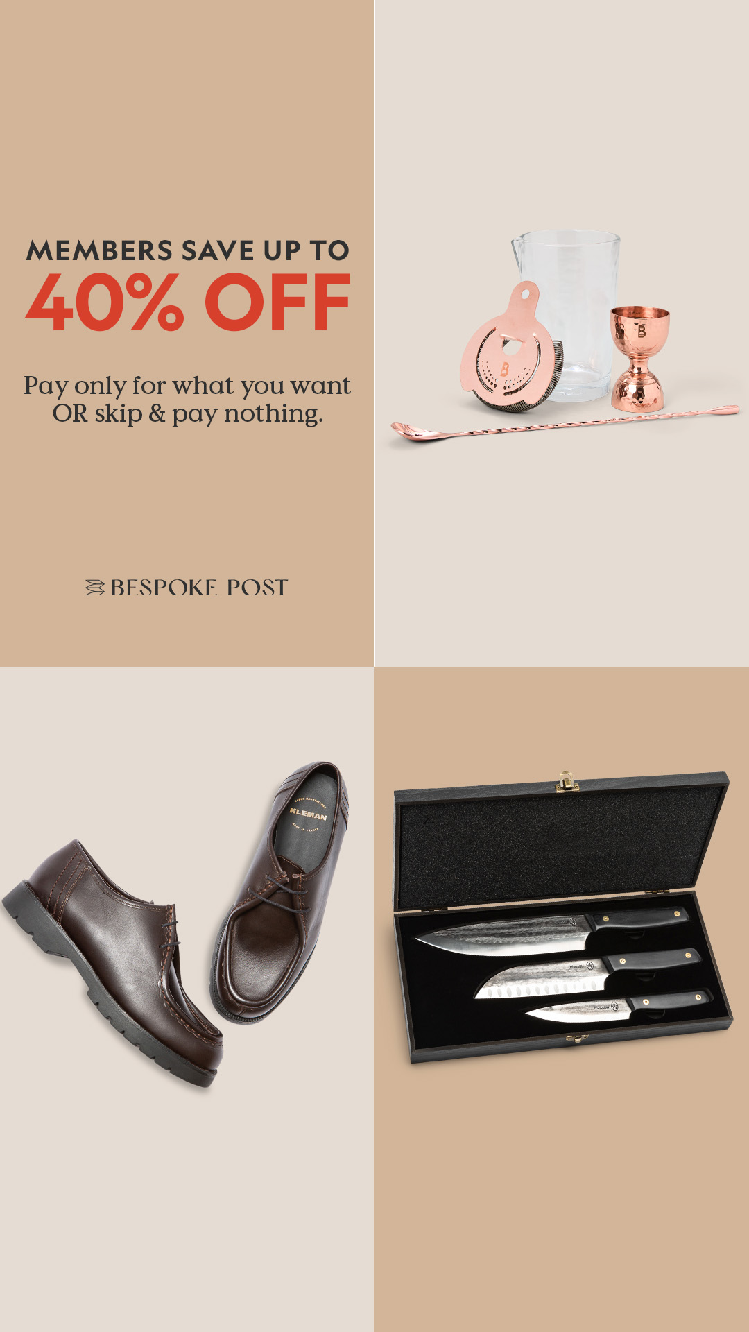 Bespoke Post Facebook ad