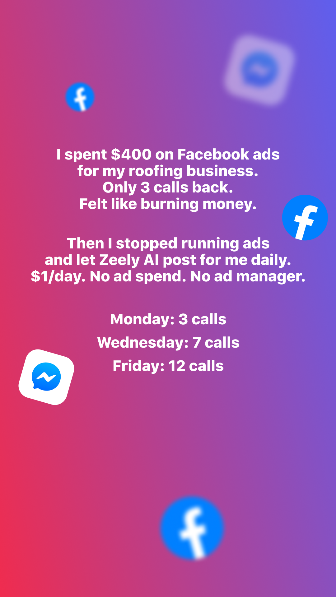 Zeely Facebook ad