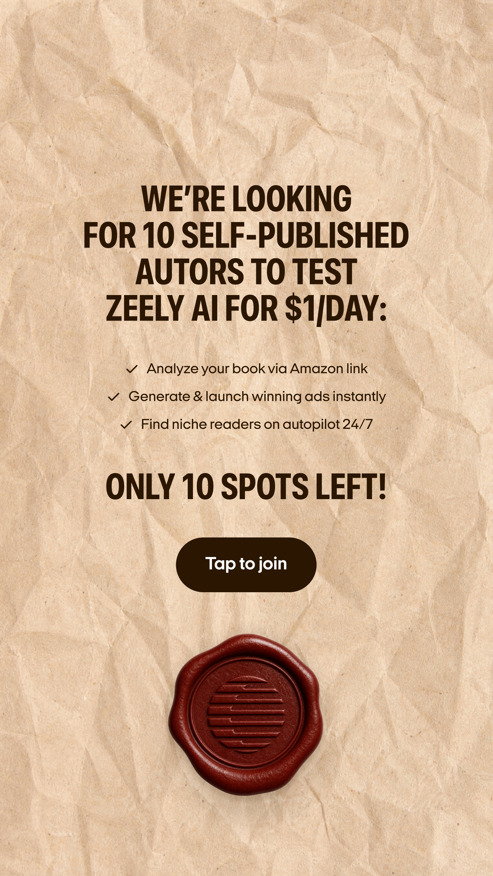 Zeely Facebook ad