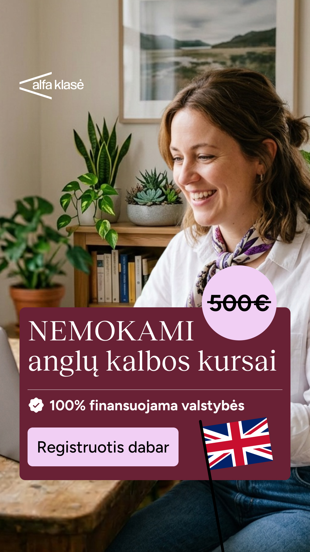 Alfa Klasė Facebook ad