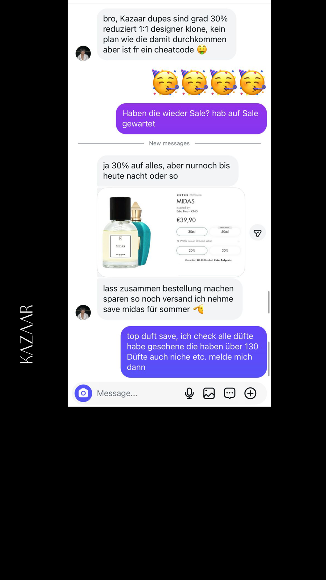 Kazaar Facebook ad