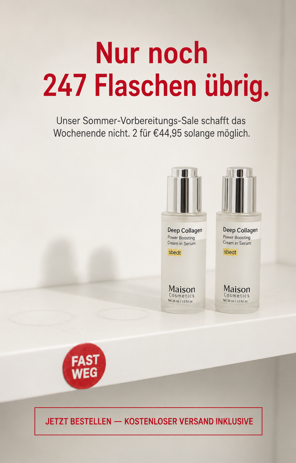 Maison Cosmetics Facebook ad