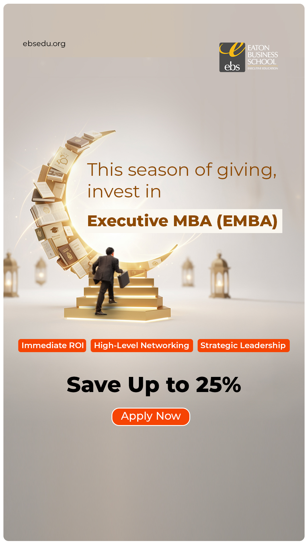 Eaton Business School Facebook ad