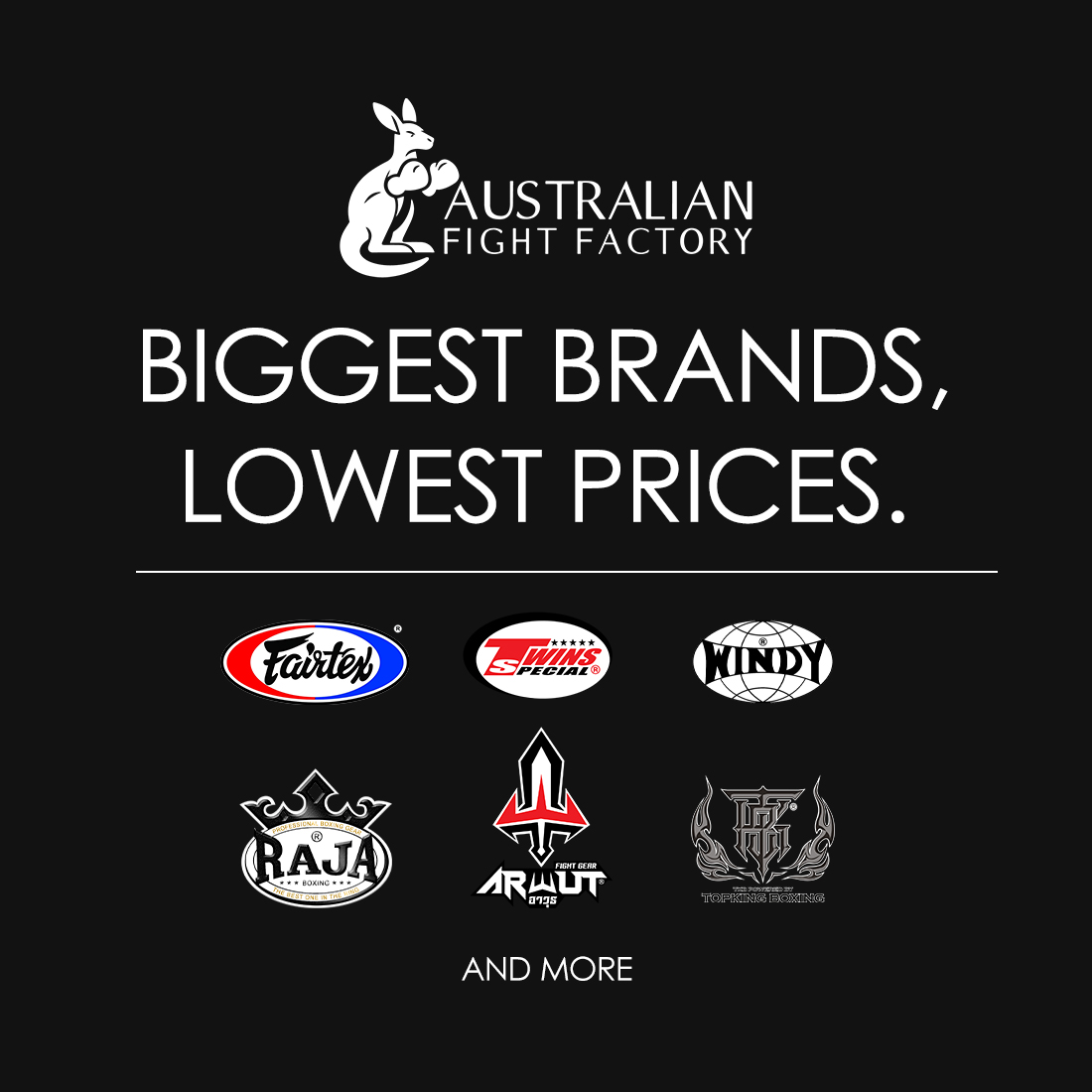 Australian Fight Factory Facebook ad