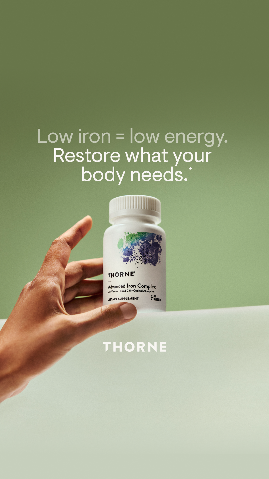 Thorne Facebook ad