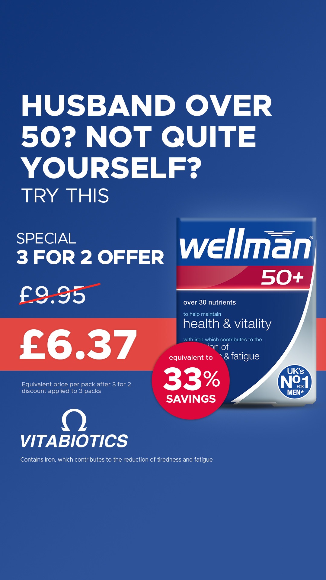 Vitabiotics Facebook ad