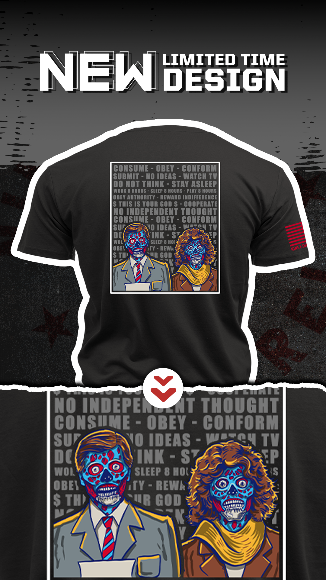 Nine Line Apparel Facebook ad: See Through The Lies