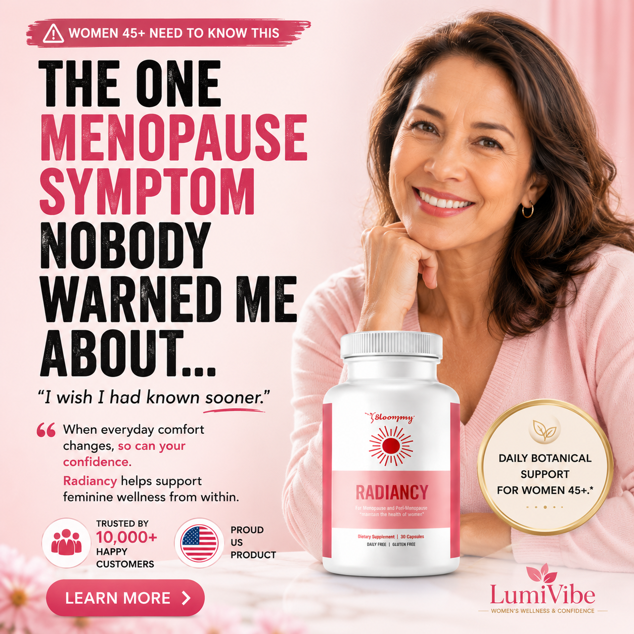LumiVibe - Women's Wellness Facebook ad: Radiancy Vaginal Probiotics