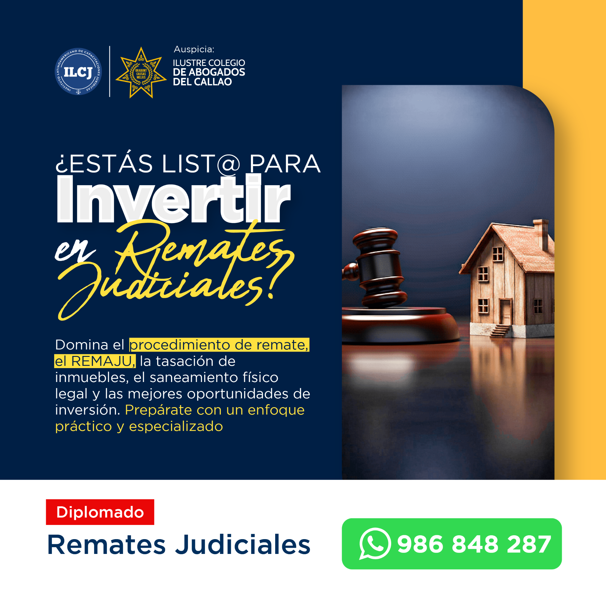 Instituto Latinoamericano de Capacitaciones Jurídicas-ILCJ Facebook ad: Chatea con nosotros
