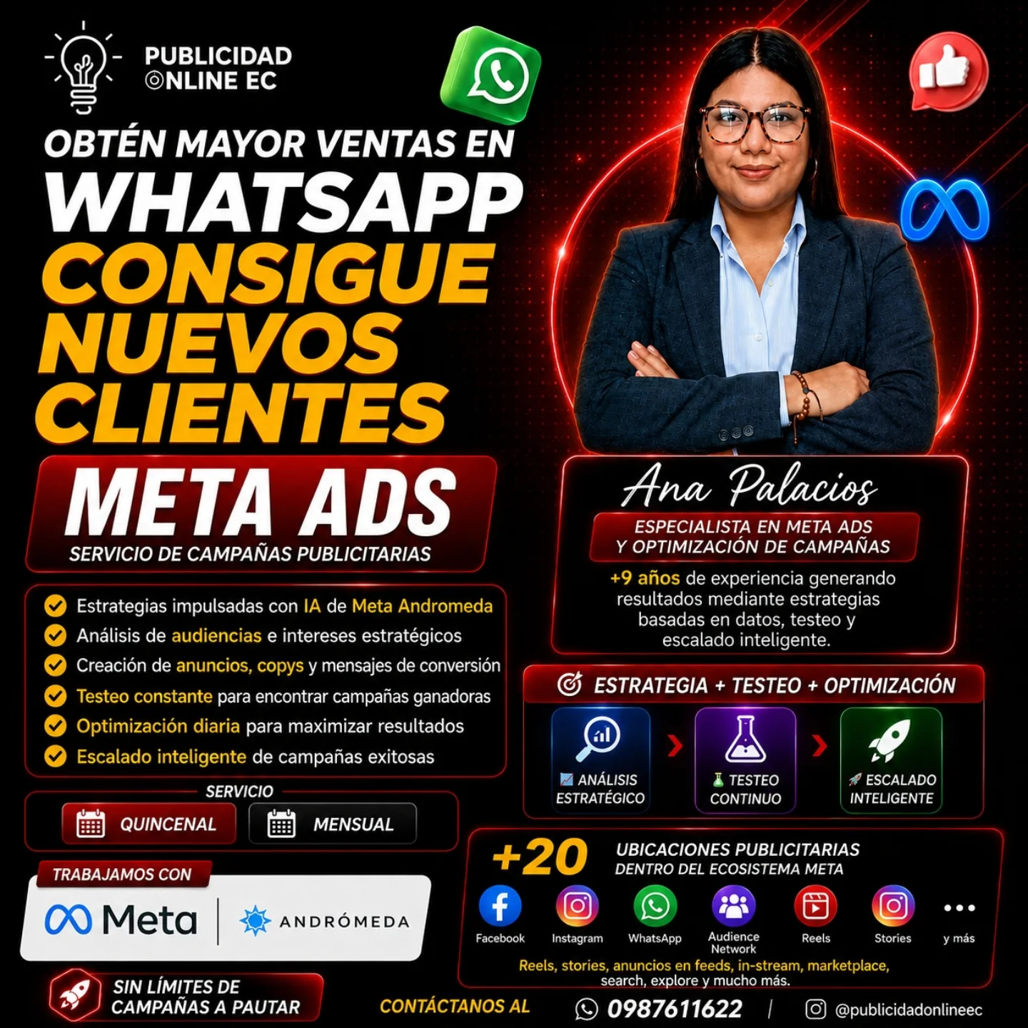 Publicidad Online EC Facebook ad: Invierte en publicidad que genere resultados.