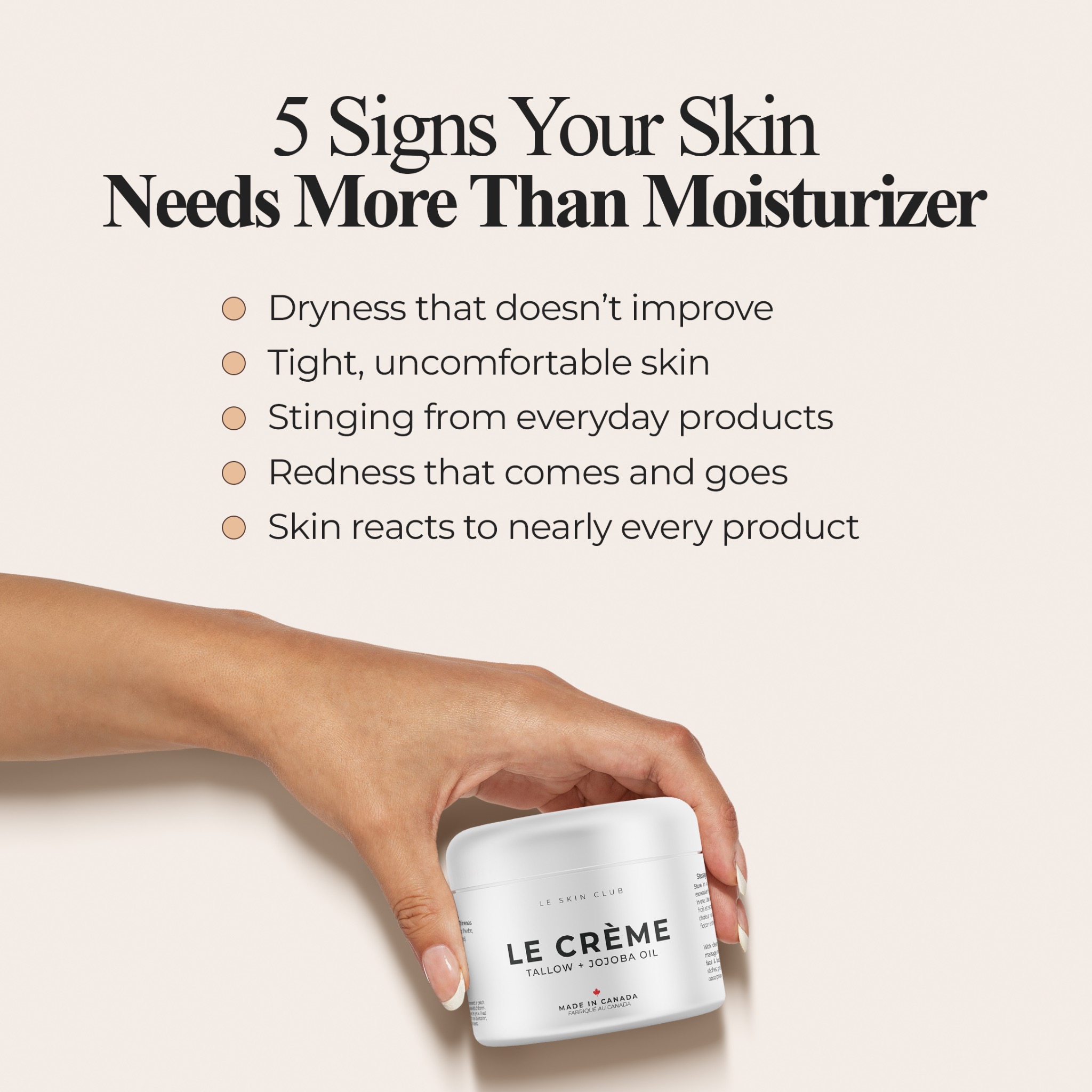 Le Skin Club Facebook ad