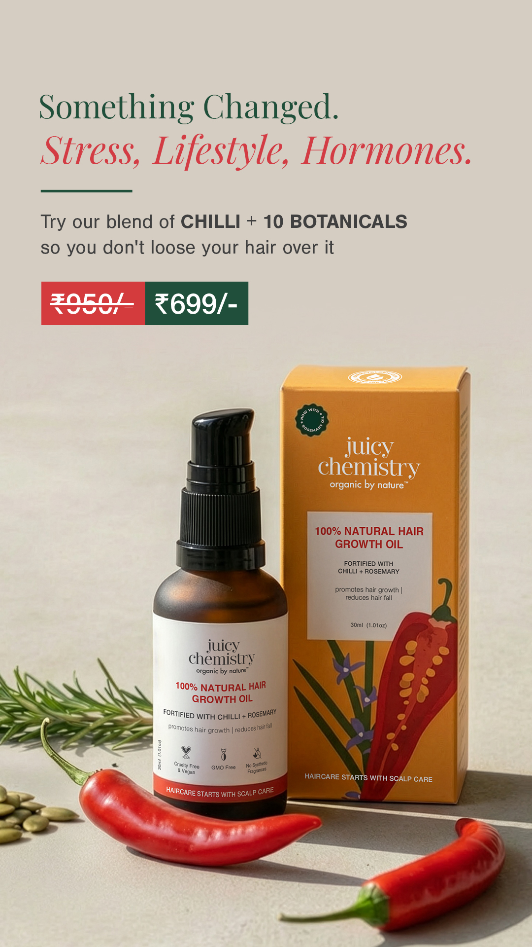 Juicy Chemistry Facebook ad