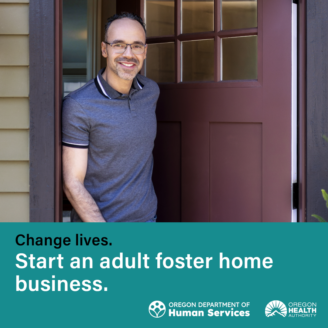 Oregon Department of Human Services Facebook ad: Own Your Business. Make a Difference.