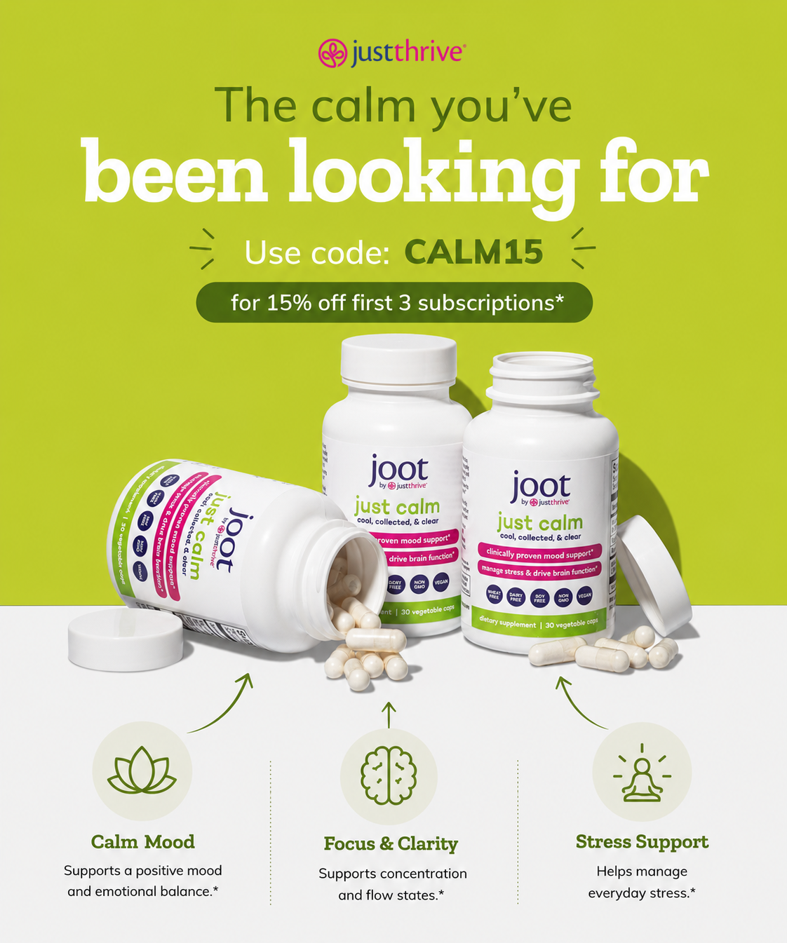 Just Thrive Facebook ad