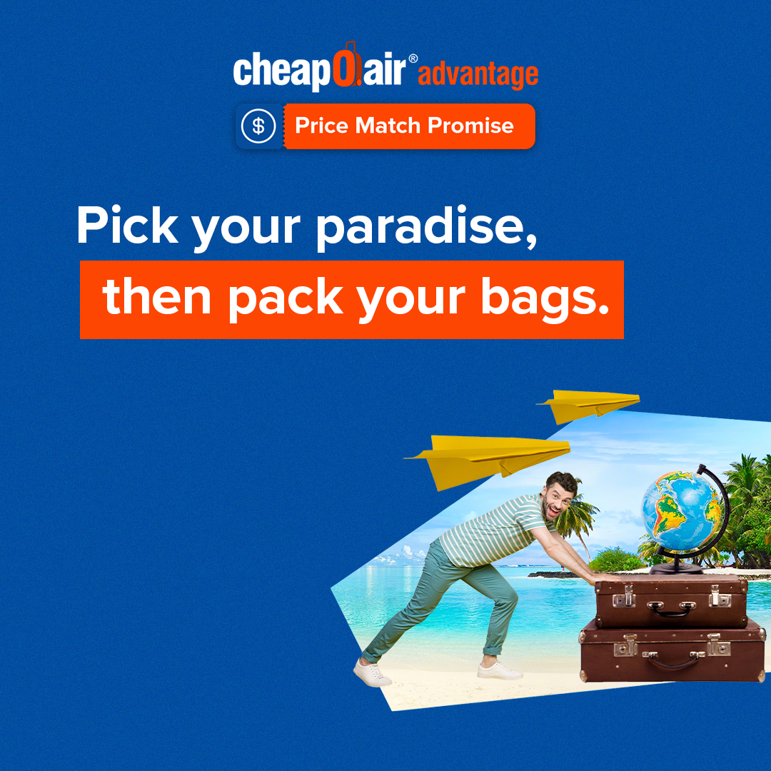 CheapOair Facebook ad