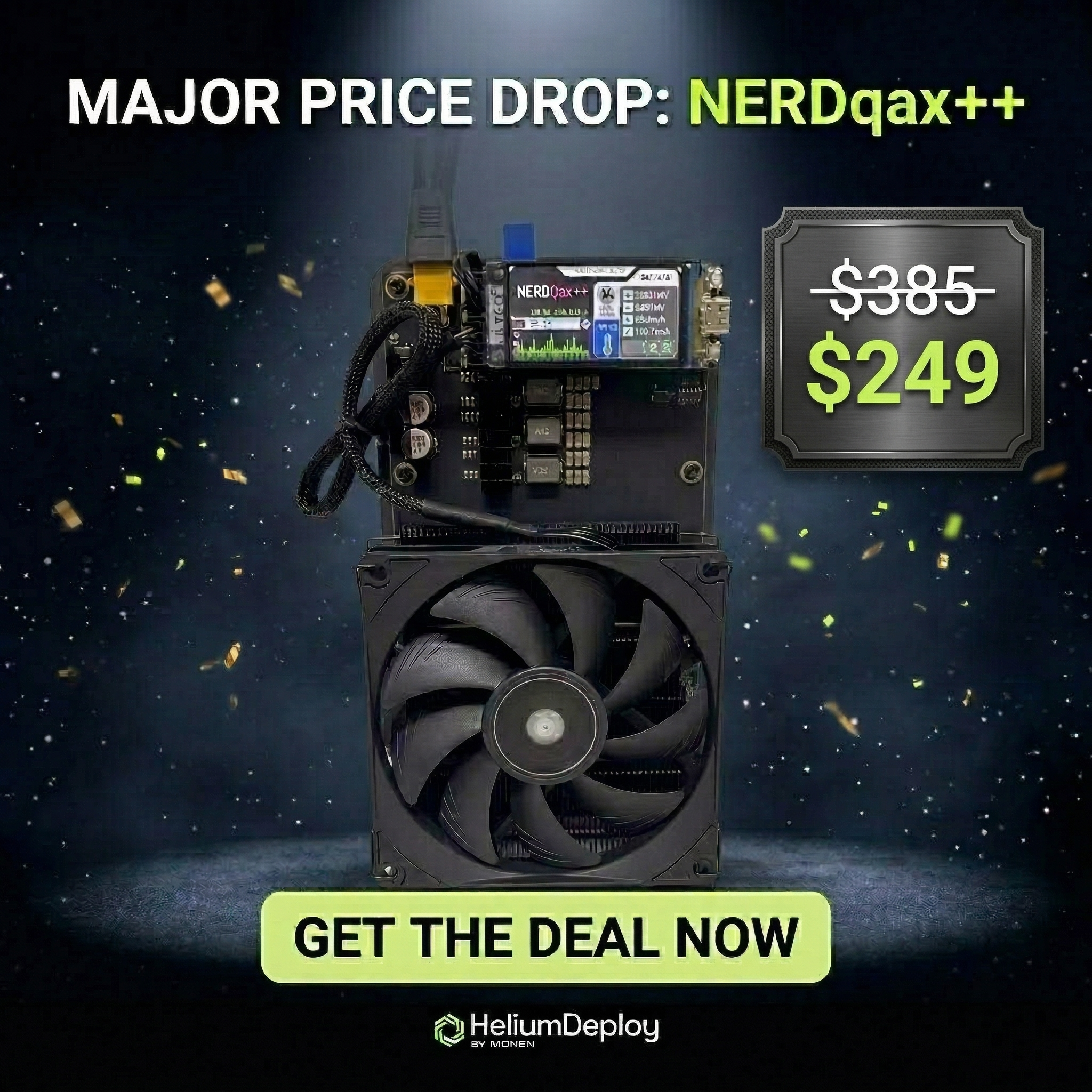 Helium Deploy Facebook ad