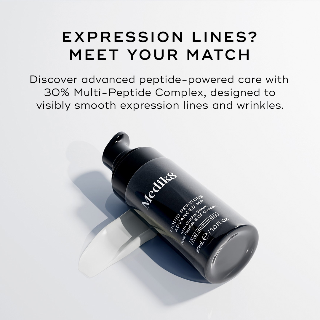Medik8 Facebook ad: Proven Wrinkle Reduction