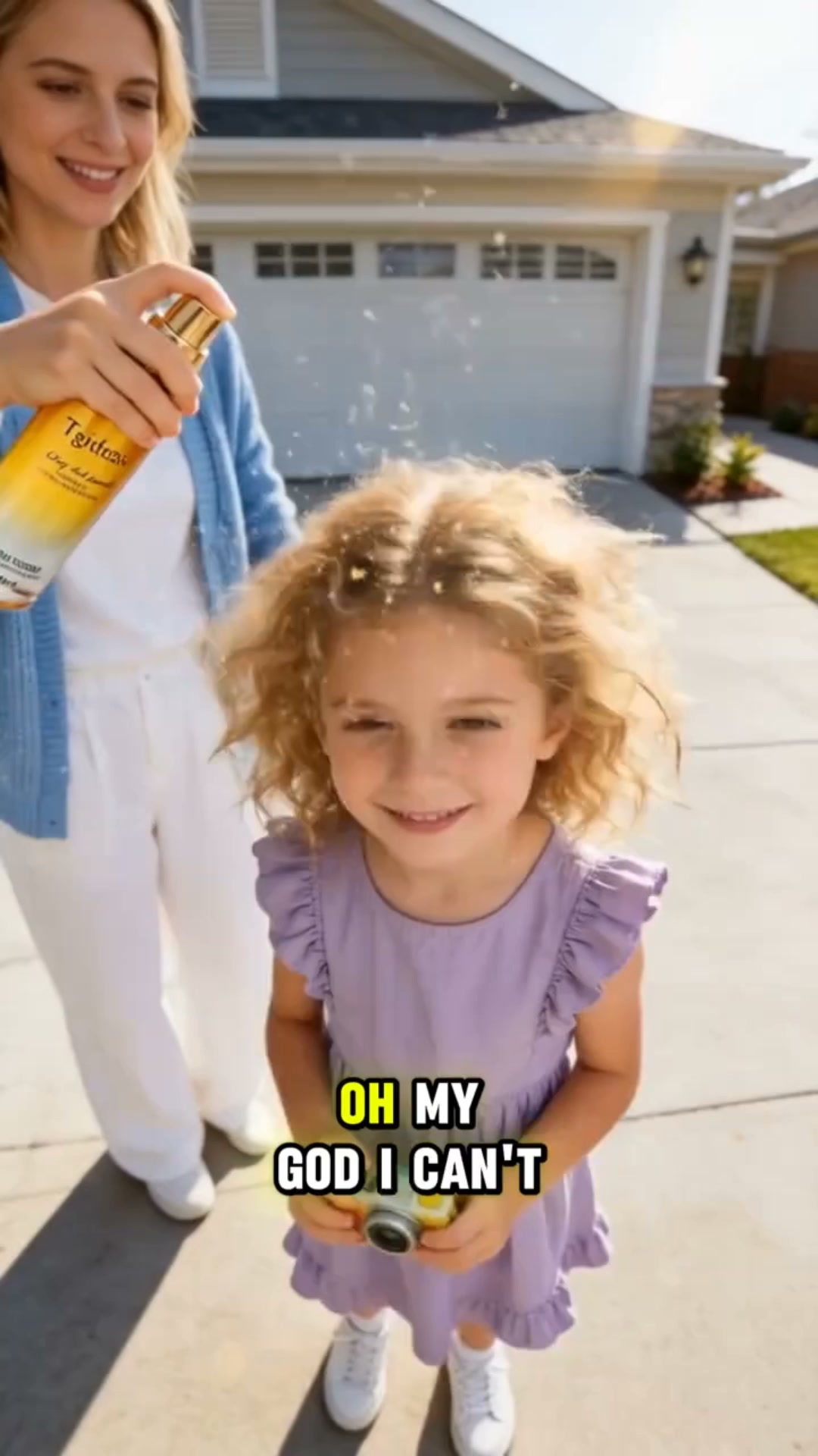 LuxeGlow Store Facebook ad: Hair That Behaves, Without Heaviness