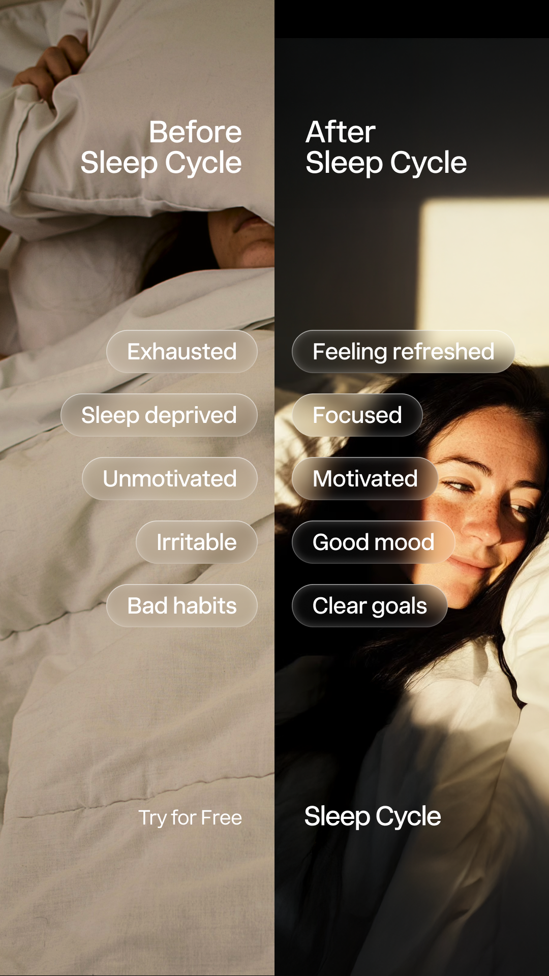 Sleep Cycle Facebook ad