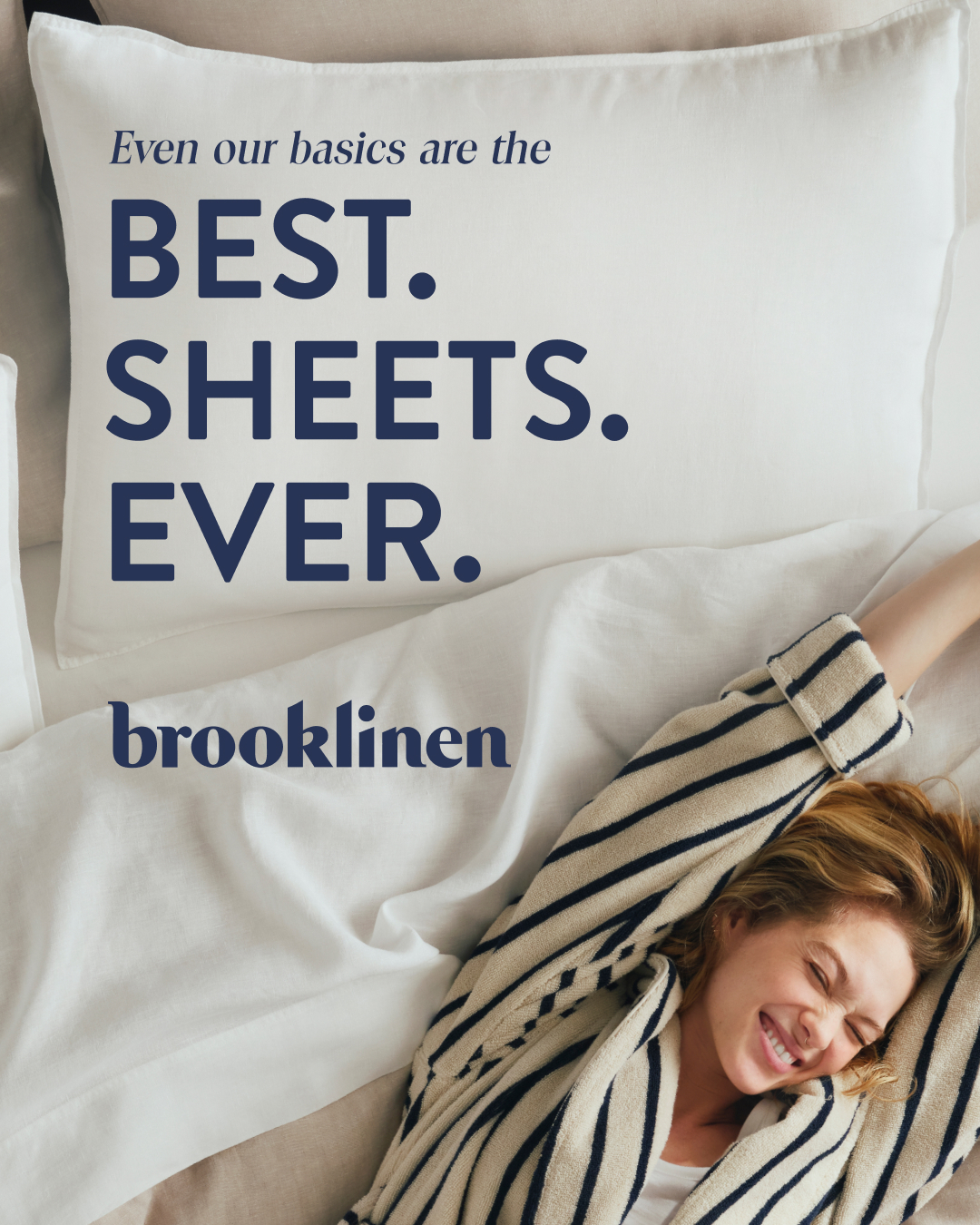 Brooklinen Facebook ad