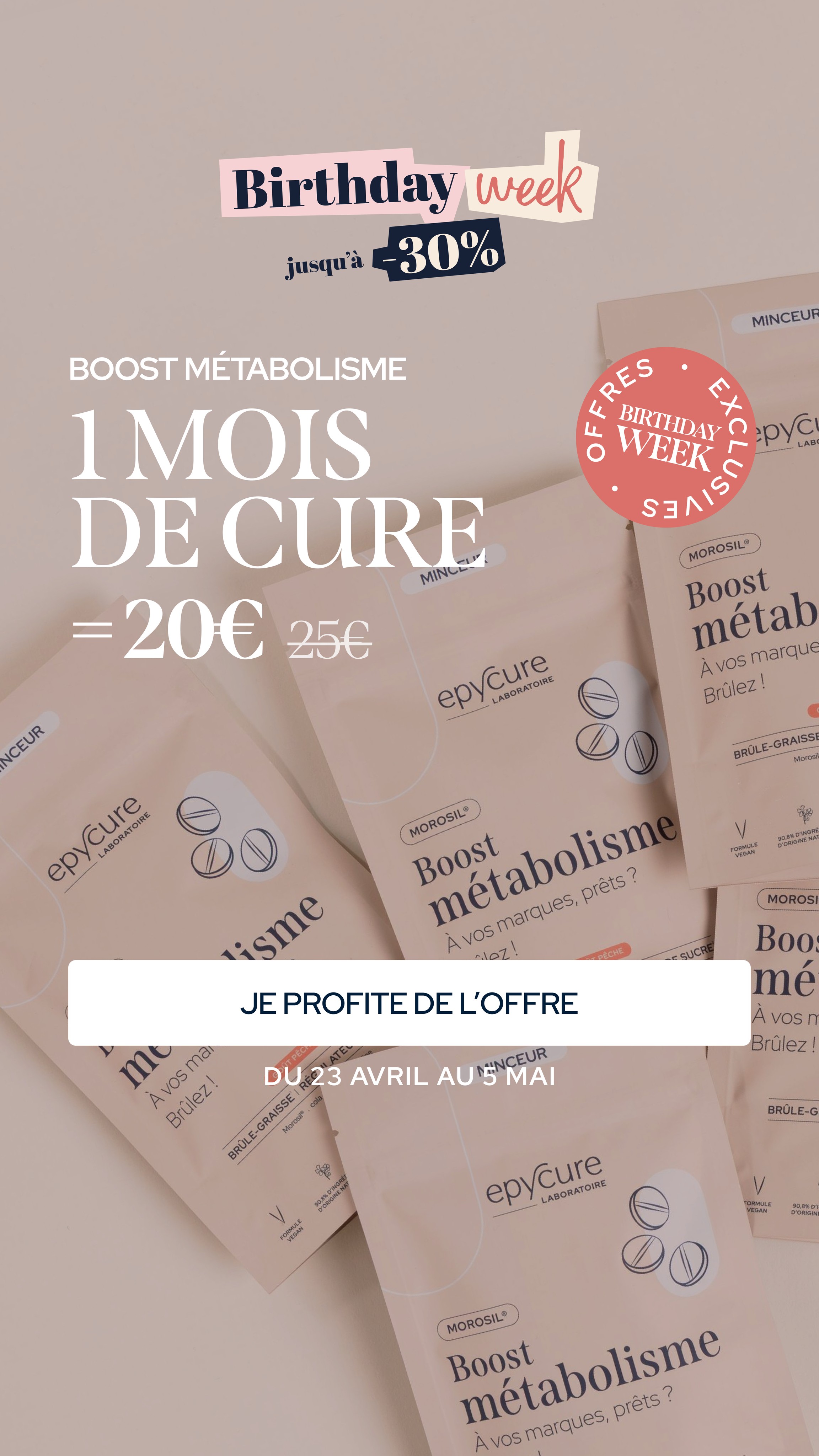 Epycure Facebook ad